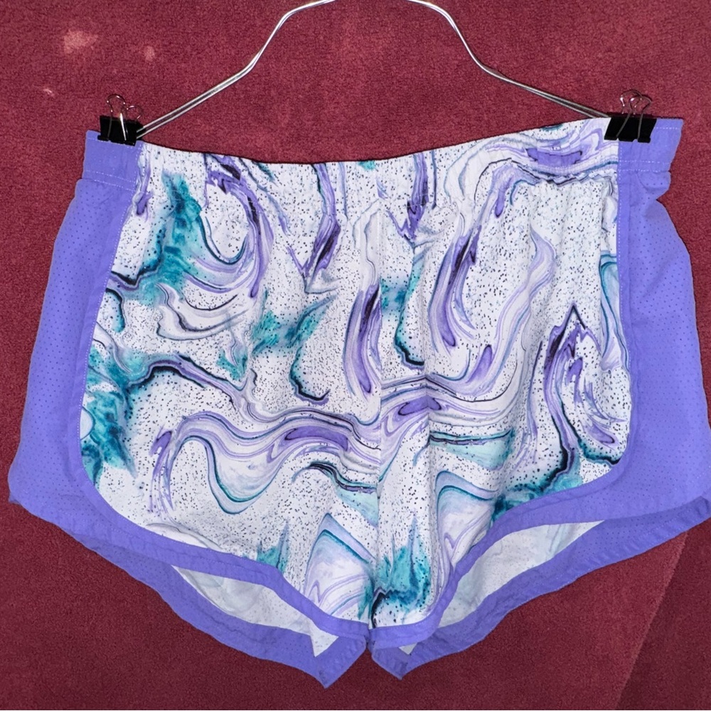 Athletic Works Purple and White Women's Pajama Shorts